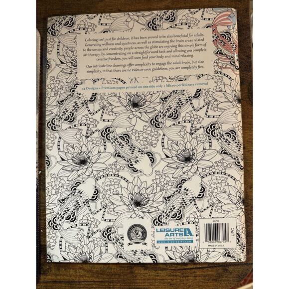 Living Wonders Color Art for Everyone by Leisure Arts, 24 pages , Mental Health - Picture 2 of 8